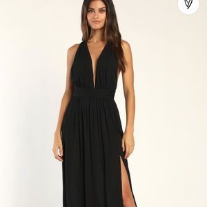Lulus Black Maxi Dress